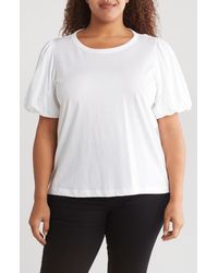 Tahari - Bubble Sleeve T-shirt - Lyst