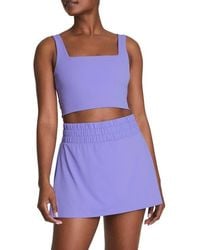Spanx - Square Neck Crop Tank Top - Lyst