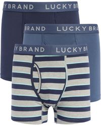 Lucky Brand - 3-pack Assorted Boxer Briefs - Lyst