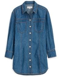 Alex Mill - Marissa Long Sleeve Denim Shirtdress - Lyst