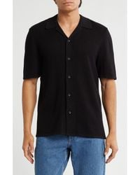 Rag & Bone - Lewis Cotton Knit Camp Shirt - Lyst