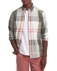 Barbour - Harris Tailored Fit Plaid Cotton Button-Down Shirt - Lyst