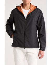 Save The Duck - Water Resistant Hooded Windbreaker Jacket - Lyst