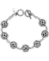 Samuel B. - Sterling Filigree Ball Toggle Bracelet - Lyst