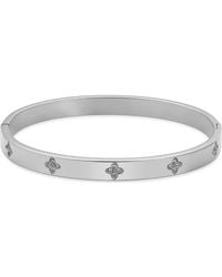 Adornia - Tarnish Resistant Cubic Zirconia Bangle Bracelet - Lyst