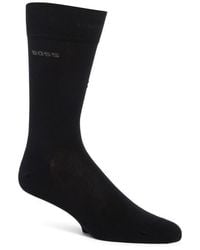 BOSS - Matthew 2-Pack Solid Crew Dress Socks - Lyst