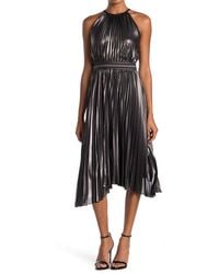 coast bailey print pleated dress