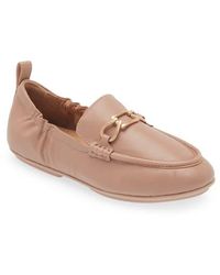 Fitflop - Allegro Chain Leather Loafers - Lyst