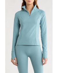Beyond Yoga - Pacer Fleece Quarter Zip Pullover - Lyst