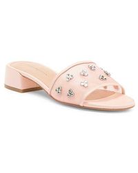 Stuart Weitzman - Tammy Crystal Slide Sandal - Lyst