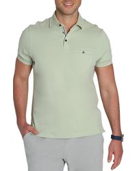 Jachs New York - Solid Cotton Polo - Lyst