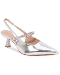 BERNESS - Camille Rhinestone Pointed Toe Slingback Pump - Lyst