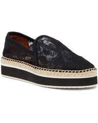 JOY /& MARIO Womens Italian Newport Espadrille Ramie Sole Flat Loafer Shoes Black