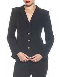Alexia Admor - Star Button Gwen Jacket Blazer - Lyst