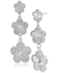 Jardin - Cascading 3 Tier Clover Drop Earrings - Lyst