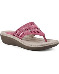 White Mountain - Candyce Wedge Sandal - Lyst
