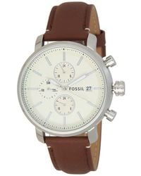 Fossil - Rhett Multifunction Litehide Leather Watch - Lyst