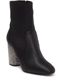 donna karan white booties