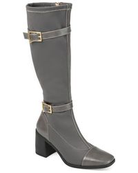Journee Collection - Gaibree Buckle Boot - Lyst