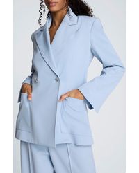 Kenneth Cole - Double Breasted Contour Jacket - Lyst