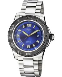 Gevril - Seacloud Blue Dial Diver Bracelet Watch - Lyst