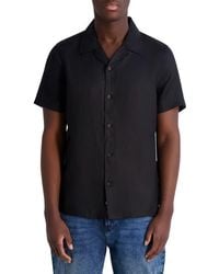 Karl Lagerfeld - Linen Camp Shirt - Lyst