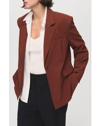 Mango - One-Button Suit Blazer - Lyst