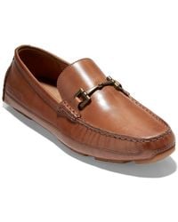 Cole Haan - Wyatt Leather Bit Driver Loafer - Lyst