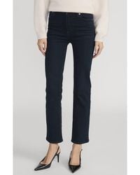 FRAME - Le Sleek High Waist Ankle Straight Leg Jeans - Lyst