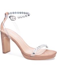 Chinese Laundry - Tyler Clear Ankle Strap Sandal - Lyst