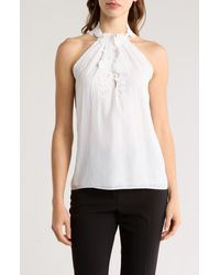 Ramy Brook - Floral Appliqué Sleeveless Top - Lyst