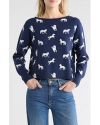 Vigoss - Horse Crop Pullover Sweater - Lyst