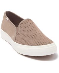 keds double decker suede taupe