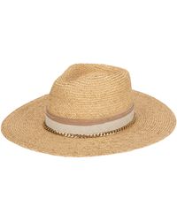 San Diego Hat - Chain Trim Panama Hat - Lyst