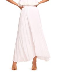 Ramy Brook - Winifred Pleated Asymmetric Maxi Skirt - Lyst