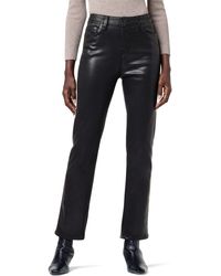 Hudson Jeans - Nico Coated Straight Leg Ankle Jeans - Lyst