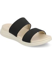 Journee Collection - Janis Wedge Slide Sandal - Lyst
