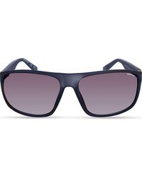 Kenneth Cole - 66Mm Rectangle Sunglasses - Lyst