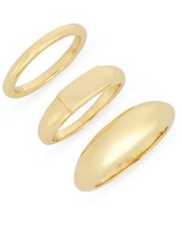 Nordstrom Rack - Demi-Fine 3-Pack Assorted Rings - Lyst