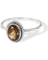 YS GEMS - Oval Solitaire Ring - Lyst