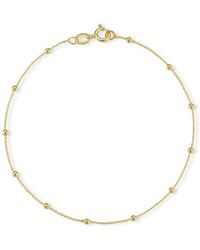 Glaze Jewelry - 2Mm Ball Station Anklet - Lyst