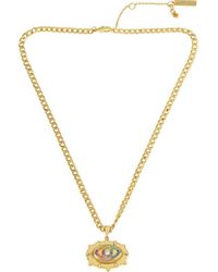 Kurt Geiger - Evil Eye Pendant Necklace - Lyst
