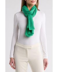 La Fiorentina - Lurex Wool Scarf - Lyst