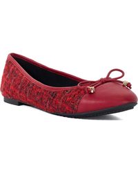 Dune - Hallis Cap Toe Ballet Flat - Lyst