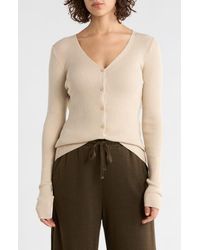 Max Studio - V-Neck Cardigan V-Neck Cardigan - Lyst