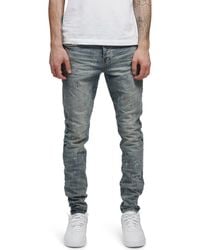 Purple Brand - Paint Splatter Slim Fit Jeans - Lyst