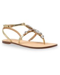 In Touch Footwear - Embellished Ankle Sandal - Lyst