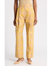 3.1 Phillip Lim - Plaid Jacquard Straight Leg Trousers - Lyst