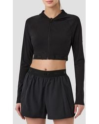 Rebecca Minkoff - Zip Front Crop Jacket - Lyst