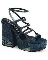 Marc Jacobs - The Kiki Leather Platform Sandal - Lyst